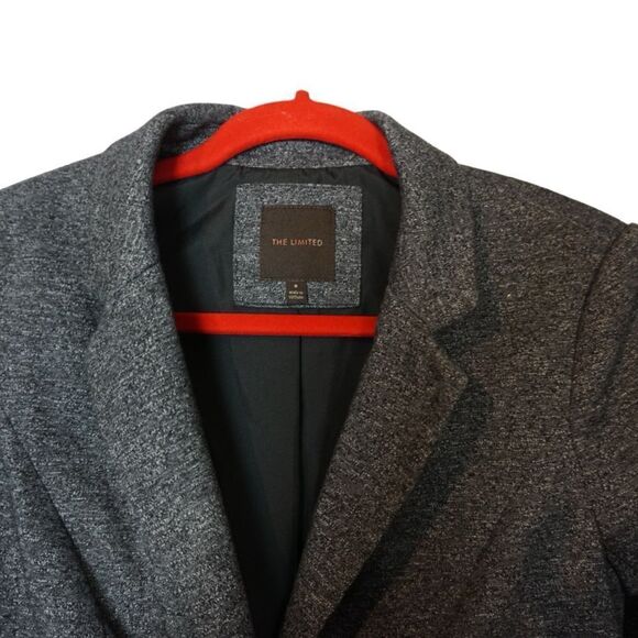 The Limited Gray One Button Blazer, Size 8 - Picture 6 of 6
